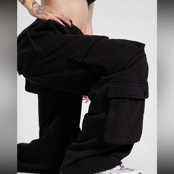 YoungLA W251 Hunting season Black Joggers - Picture 2 of 4